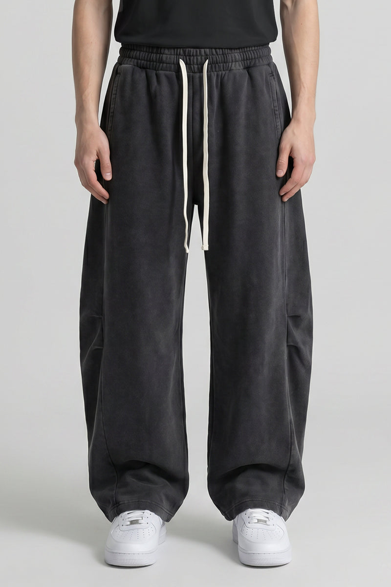 Men's Summer Vintage Washed Cotton Drawstring Cargo Pants