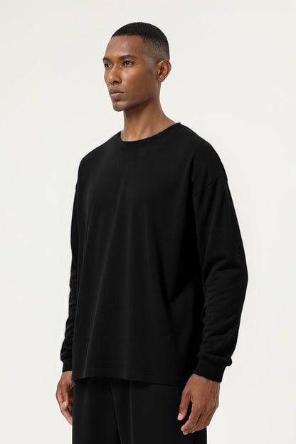 Men's Heavyweight Cotton Long Sleeves T-shirt