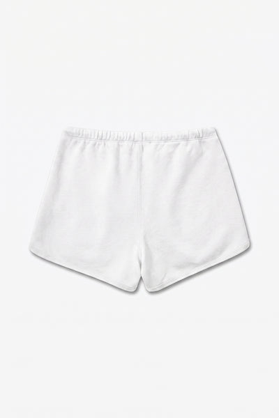 Women's Summer Cotton Drawstring Curved-Hem Athletic Shorts