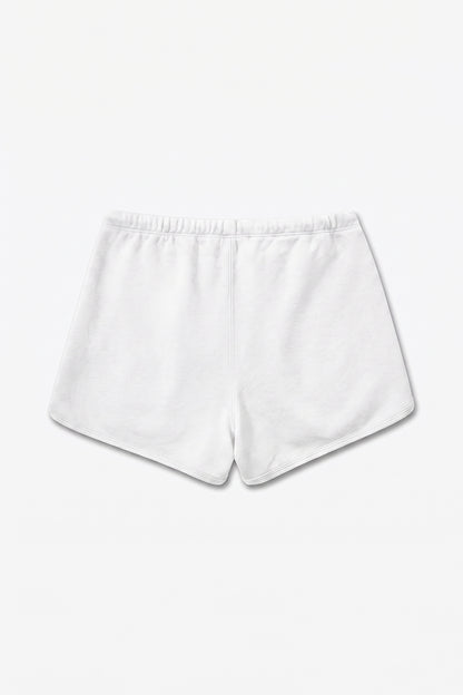 Women's Summer Cotton Drawstring Curved-Hem Athletic Shorts