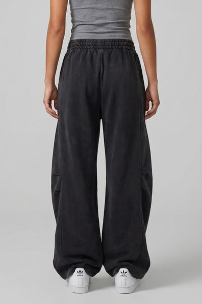 Women's Summer Vintage Washed Cotton Drawstring Cargo Pants