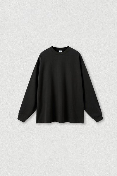 Men's Heavyweight Cotton Long Sleeves T-shirt