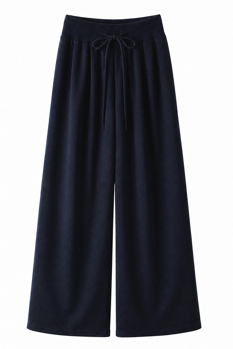 Women's Spring Extra-Long Draped Wide-Leg Sweatpants