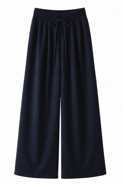 Women's Spring Extra-Long Draped Wide-Leg Sweatpants