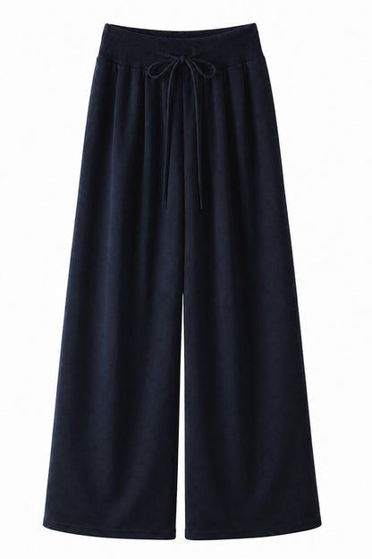 Women's Spring Extra-Long Draped Wide-Leg Sweatpants