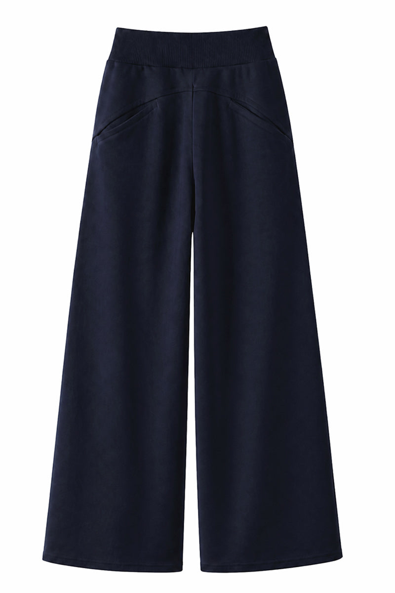 Women's Spring Extra-Long Draped Wide-Leg Sweatpants