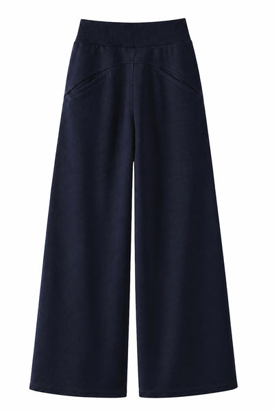 Women's Spring Extra-Long Draped Wide-Leg Sweatpants