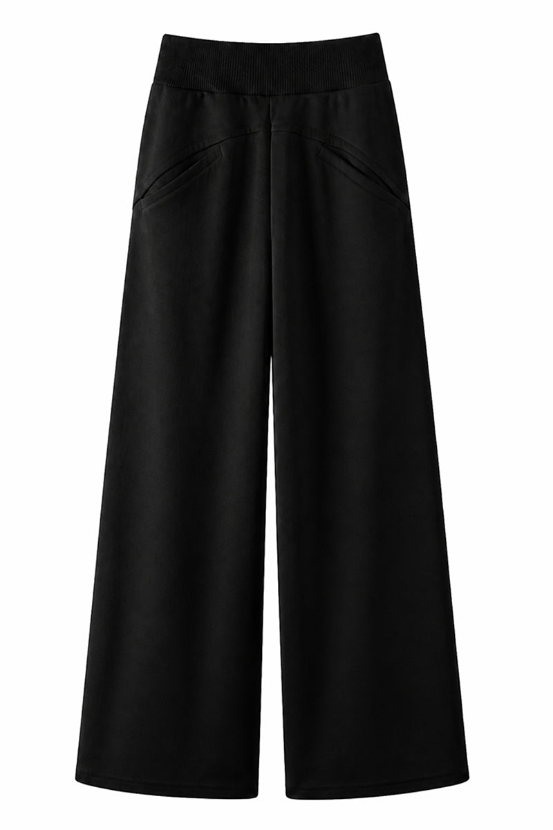 Women's Spring Extra-Long Draped Wide-Leg Sweatpants