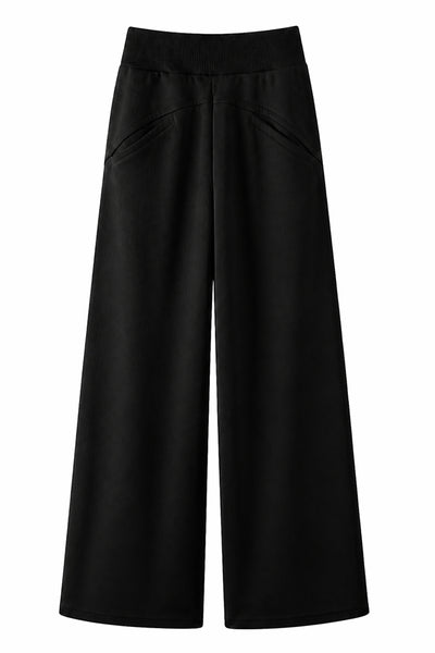Women's Spring Extra-Long Draped Wide-Leg Sweatpants