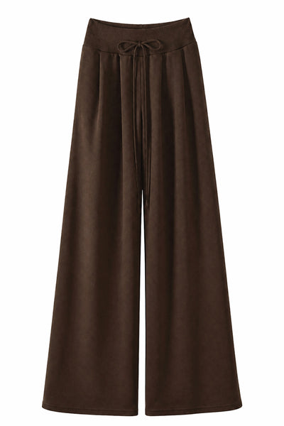 Women's Spring Extra-Long Draped Wide-Leg Sweatpants