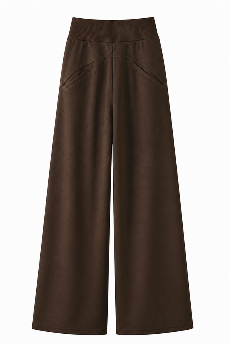 Women's Spring Extra-Long Draped Wide-Leg Sweatpants