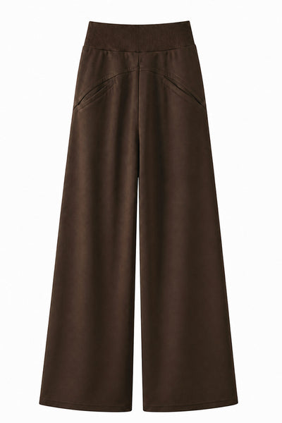 Women's Spring Extra-Long Draped Wide-Leg Sweatpants