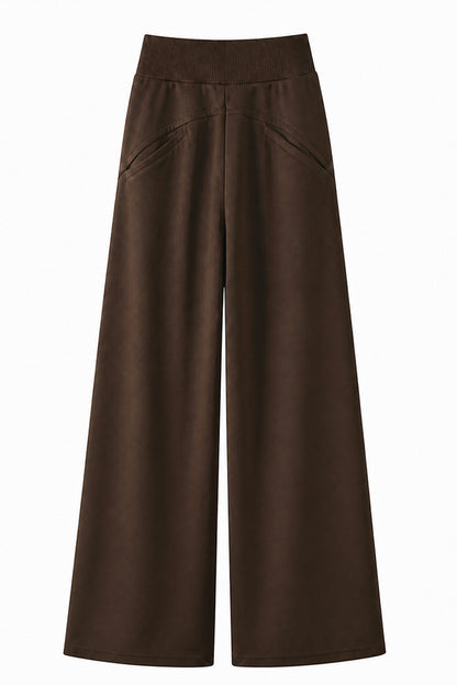 Women's Spring Extra-Long Draped Wide-Leg Sweatpants