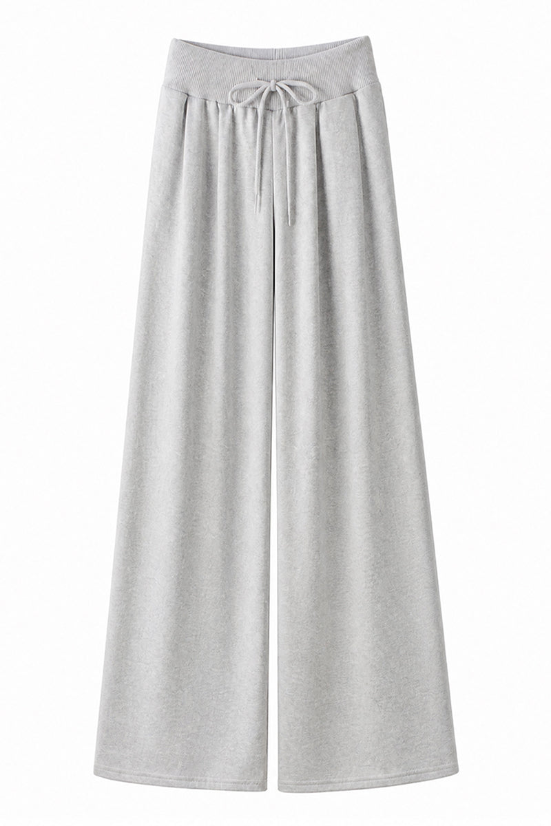 Women's Spring Extra-Long Draped Wide-Leg Sweatpants