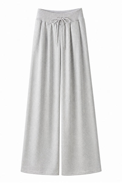 Women's Spring Extra-Long Draped Wide-Leg Sweatpants