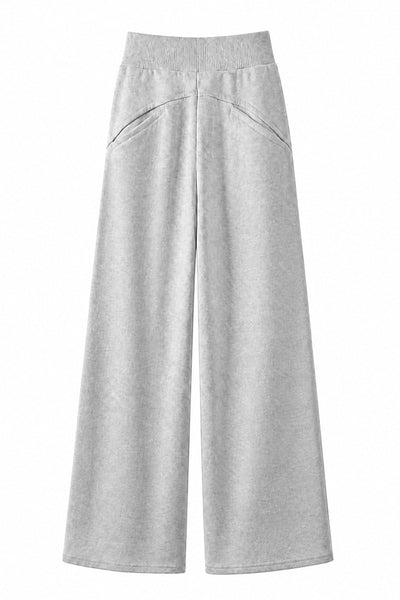 Women's Spring Extra-Long Draped Wide-Leg Sweatpants