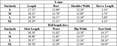 Women's Summer Retro Sexy Slim V-Neck Ski Tee & Skirt Set