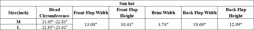 Unisex Summer UPF Sun Hat Neck Flap Fishing Hiking