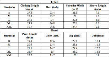Men's Summer Lightweight Washed Patchwork Streetwear Set