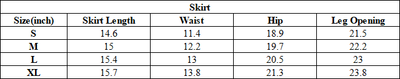 Women's Spring Summer 420g Cotton Batik Webbing A-Line Skirt
