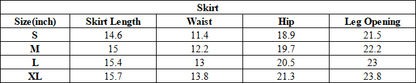 Women's Spring Summer 420g Cotton Batik Webbing A-Line Skirt