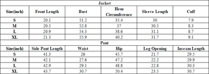 Women's print coat casual pants two-piece set