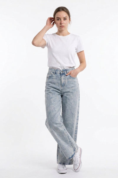 Women's Classic High Waist Straight Leg Jeans