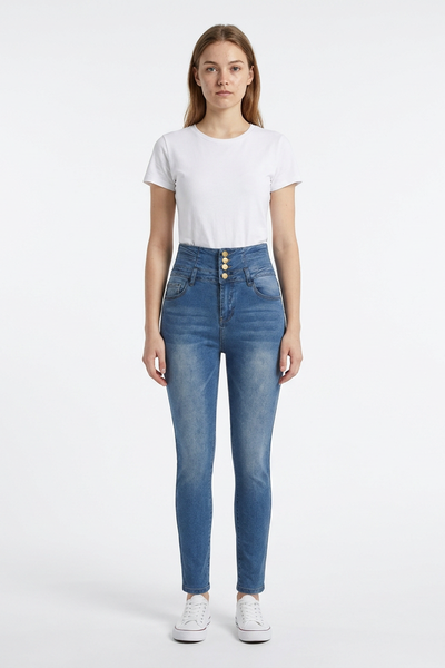 Women's High Waist Classic Skinny Jeans