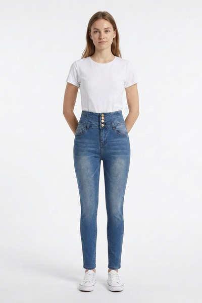 Women's High Waist Classic Skinny Jeans