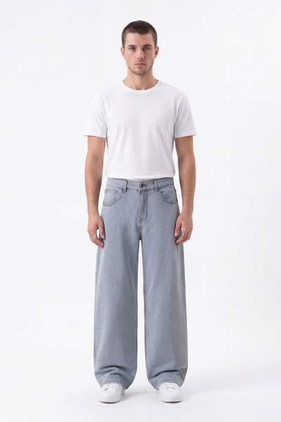 Men's Loose Wide Leg Jeans
