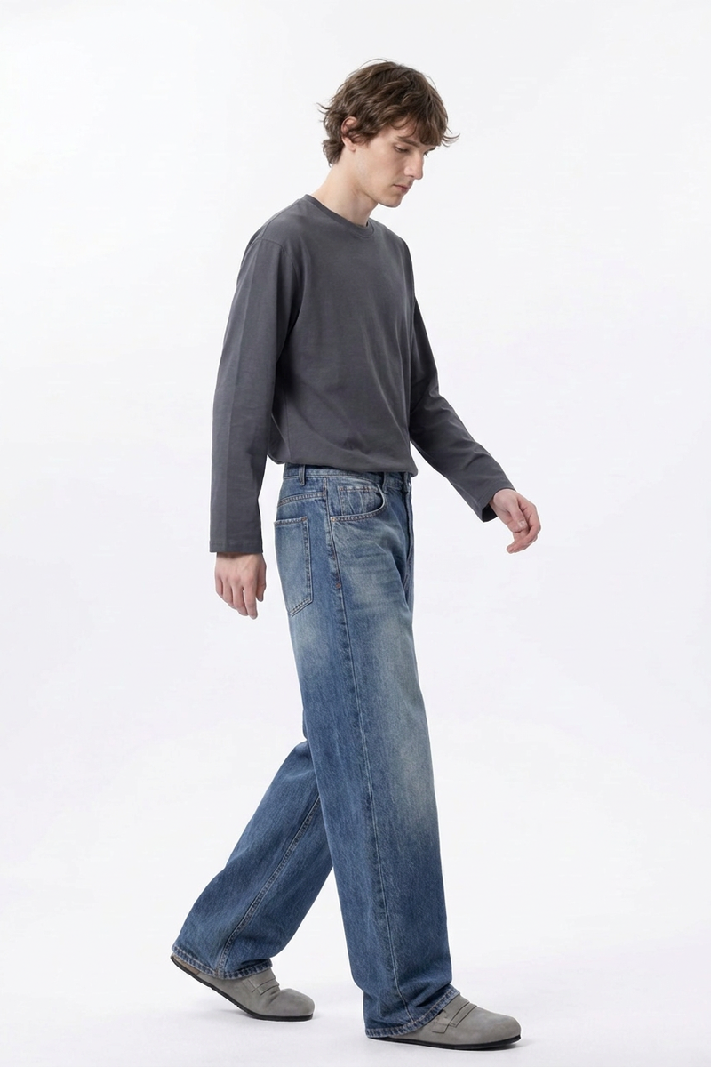 Men's Relaxed Straight Leg Jeans