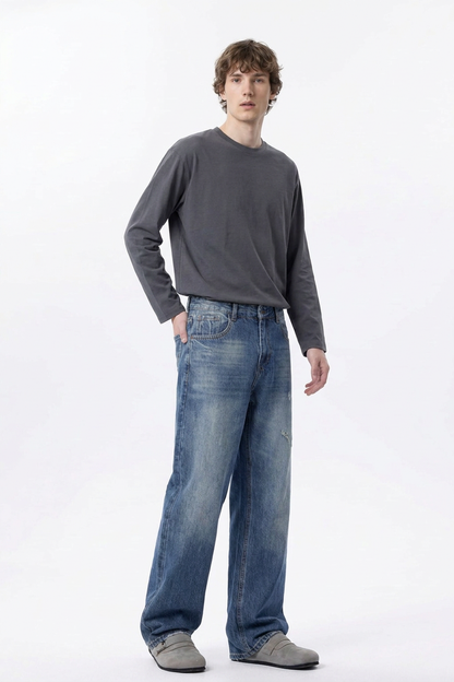 Men's Relaxed Straight Leg Jeans