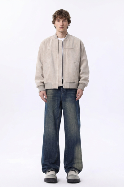 Men's Vintage Wash Straight Leg Jeans