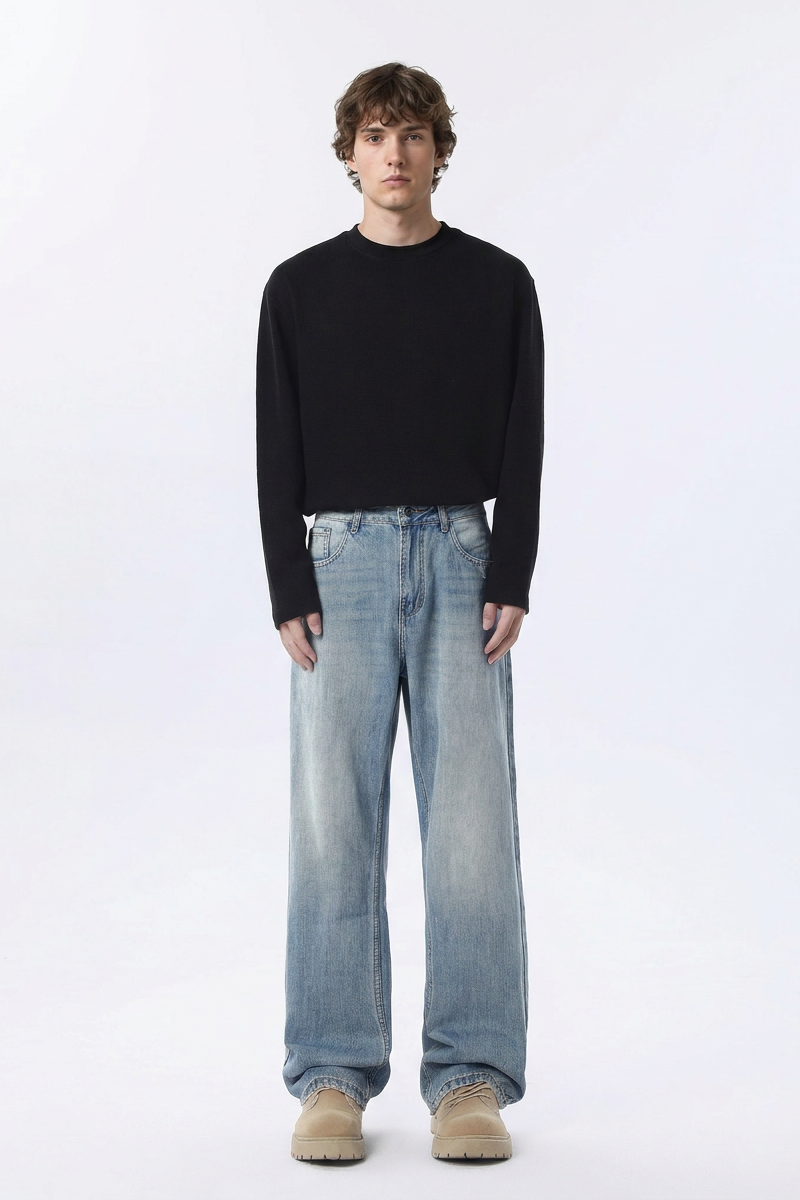 Men's Blend Relaxed Straight Leg Jeans