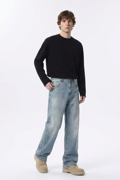 Men's Blend Relaxed Straight Leg Jeans