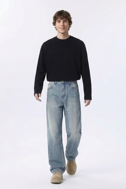 Men's Blend Relaxed Straight Leg Jeans